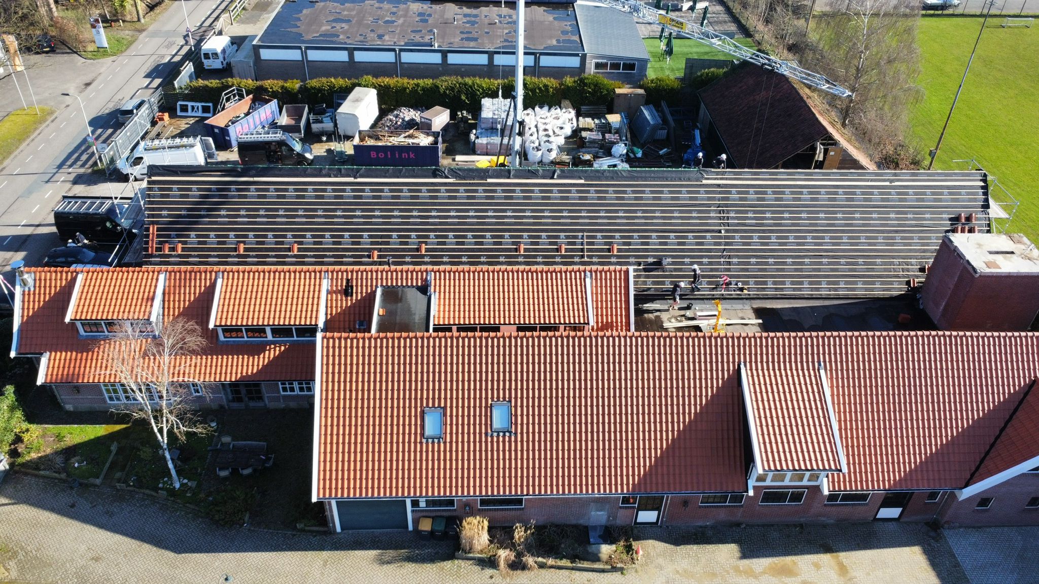 Restauratie en verduurzaming hellend dak en dakkapellen Weerselo fase 2 foto